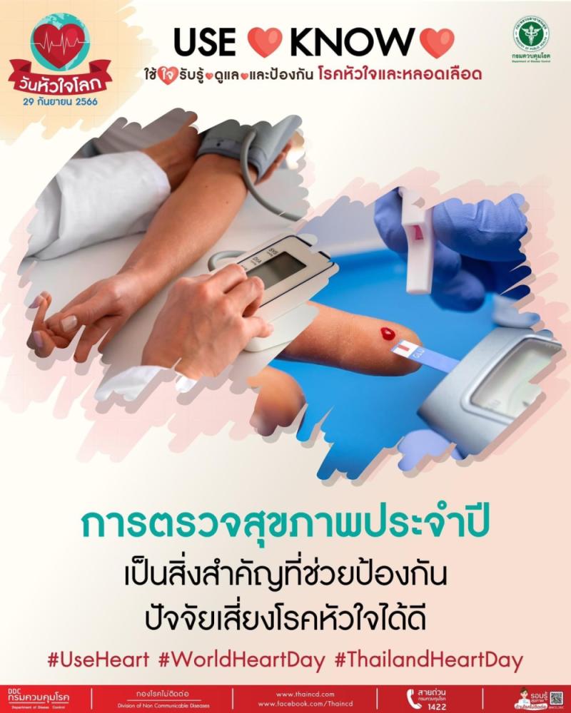 การตรวจสุขภาพประจำปีช่วยลดปัจจัยเสี่ยงโรคหัวใจ